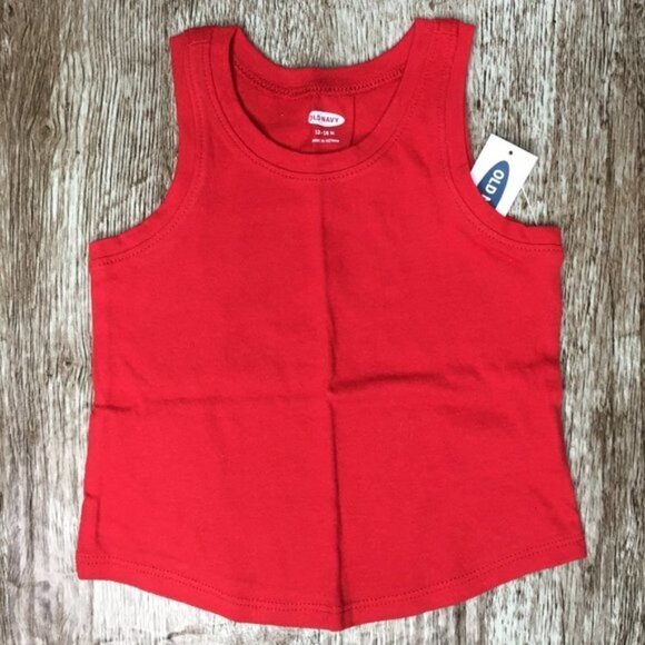 OLD NAVY Jersey Tank Top Americana Patriotic 3PC Bundle 12-18 MONTHS 4th of July - Picture 3 of 5